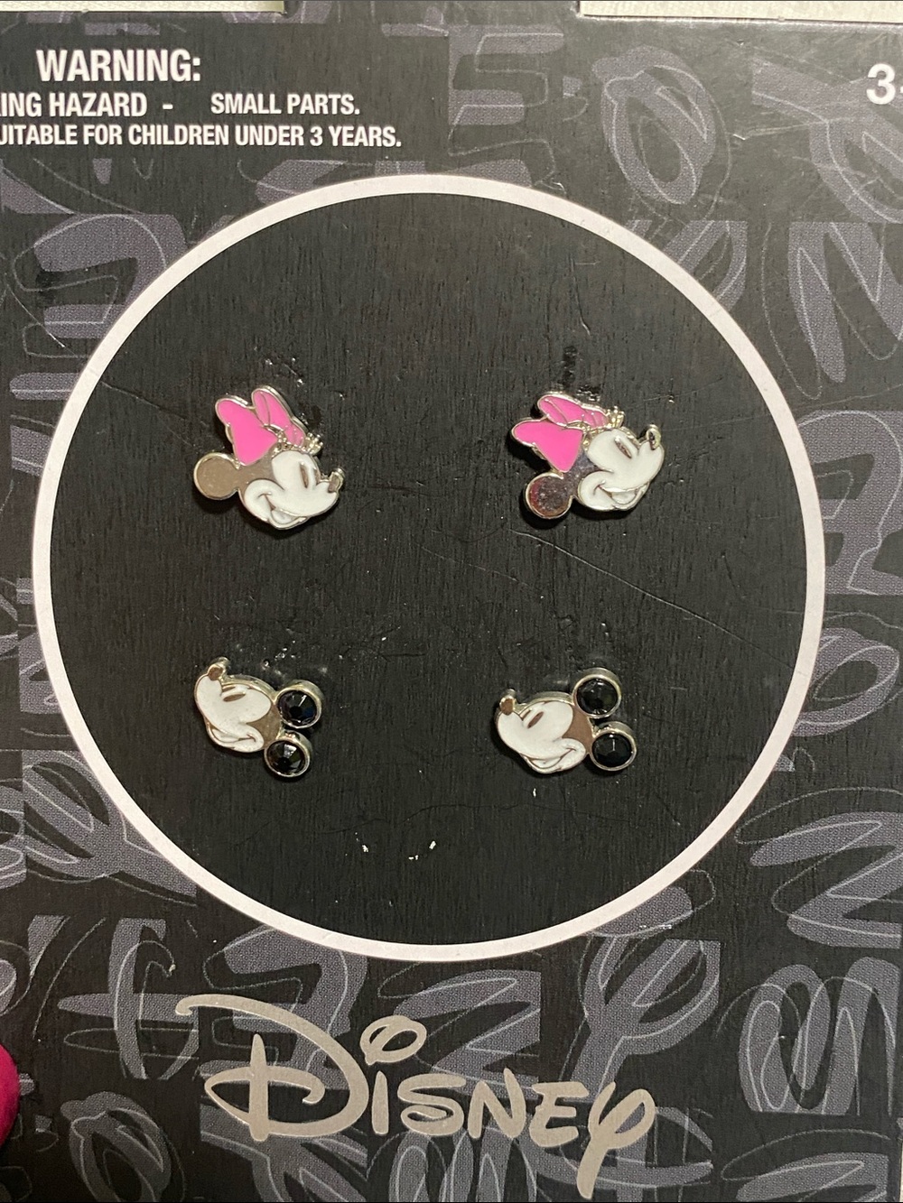 Disney Silver Mickey Mouse Jewelry Set